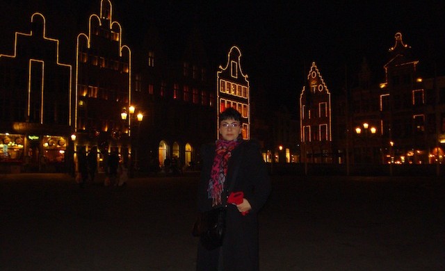 Brugge à noite