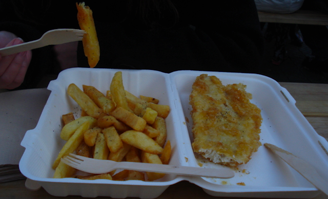 Fish and chips_Hyde Park_Londres