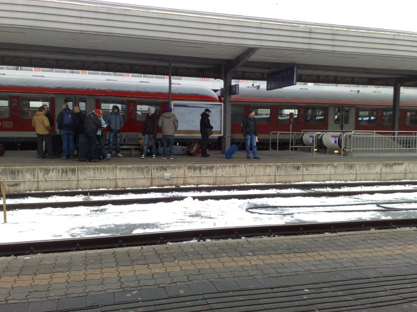 Estação de Trem em Innbruck - Austria