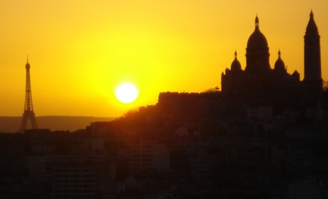 Vista do meu quarto em Paris