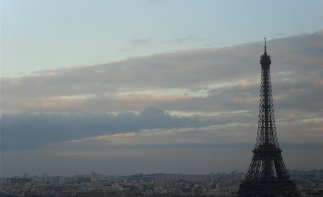 Tour Eiffel vista do Arco do Triunfo