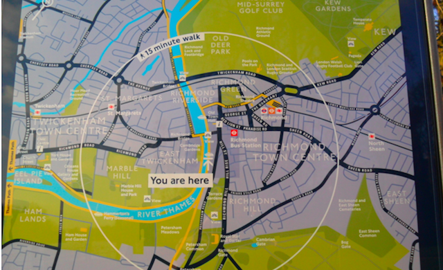 Mapa de Richmond Upon Thames_Londres