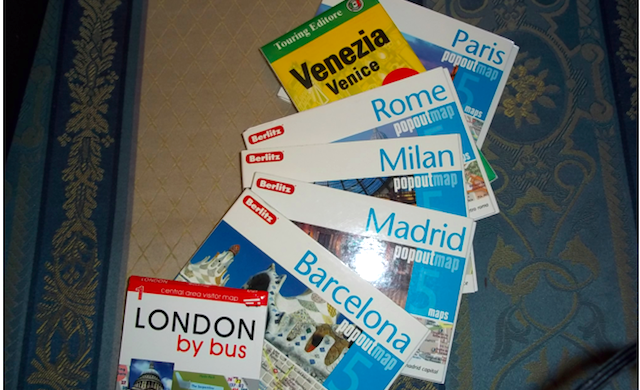 Guias de viagem: Londres, Barcelona, Madri, Milão, Roma, Veneza, Paris