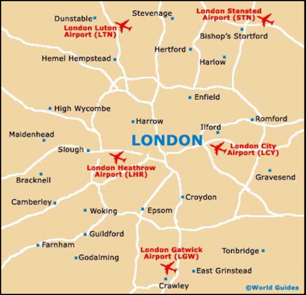Aeroportos de Londres