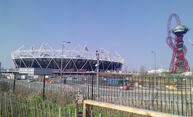 Estádio Olímpico e a Órbita - Londres 2012