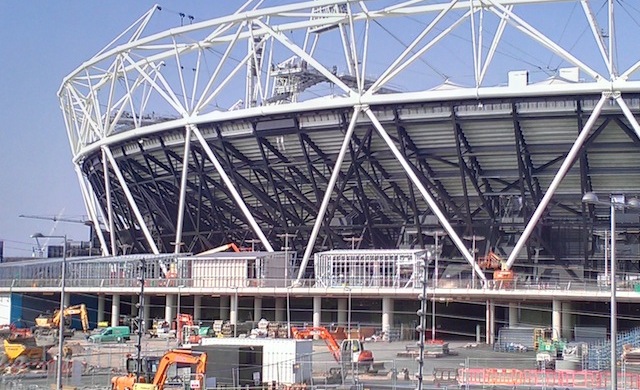 Estádio Olímpico em obras _ Londres 2012