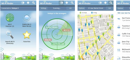wifi finder aplicativo para smartphone