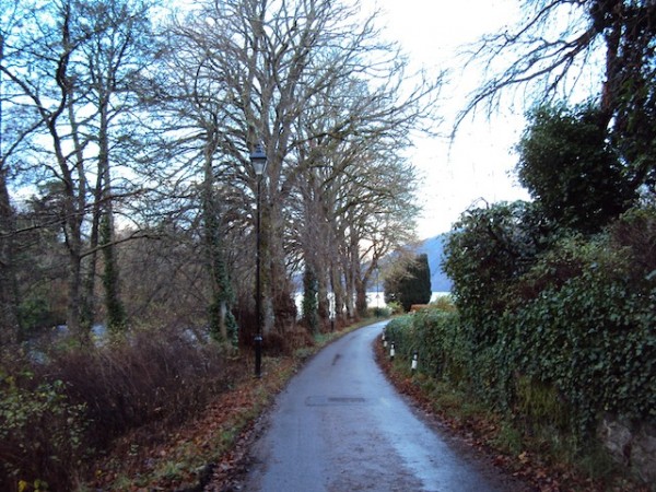 camimho para Loch Ness-Higlands- scotland