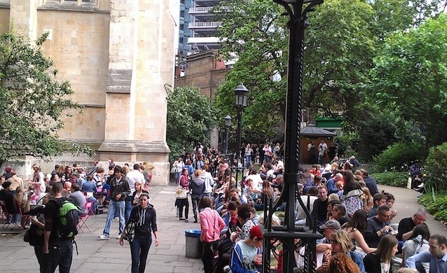 Southwark Cathedral - jardins