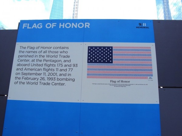 Flag of Honour - Ground Zero_Nova York