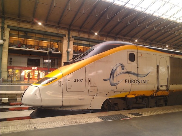 Eurostar-Gare du Nord- chegada a Paris