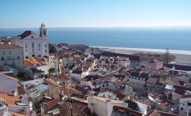 Vista do Miradouro Sta Luzia