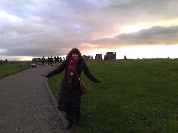 Eu em Stonehenge