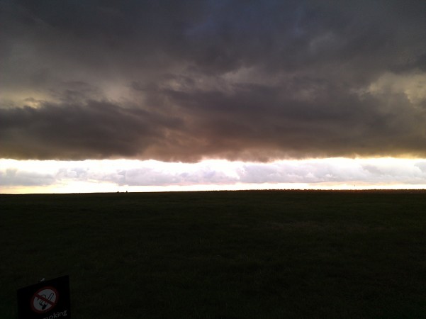 O céu em Stonehenge 