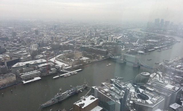 Tower Bridge - The view from The Shard