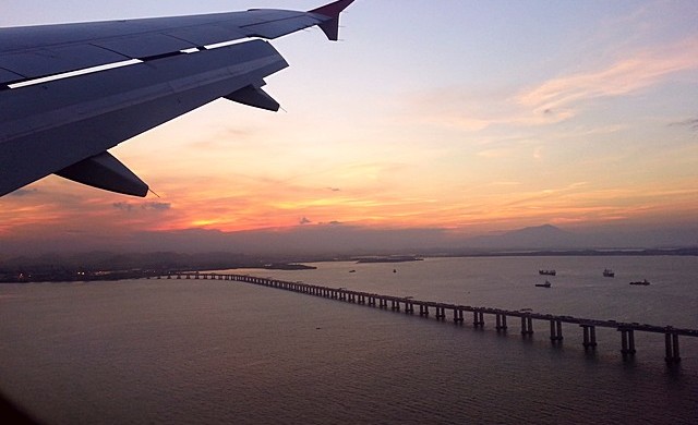 Ponte Rio-Niterói Vôo São Paulo-Rio