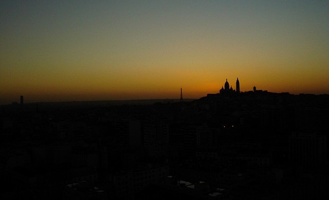 Por do sol Sacré Coeur - Paris