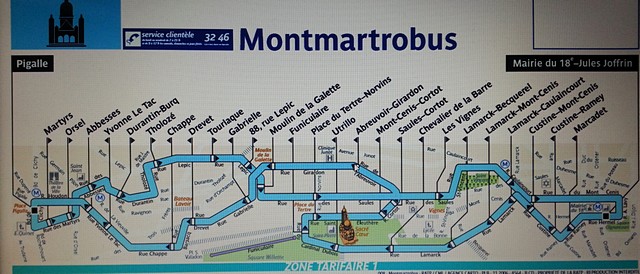 Rota - Montmartrobus