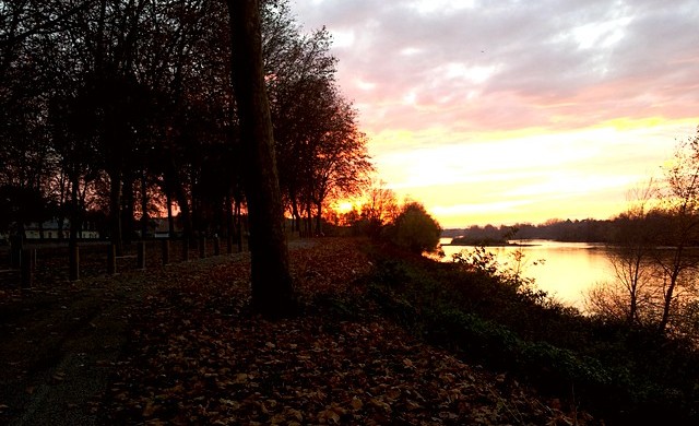 Por do sol Vale do Loire - Amboise