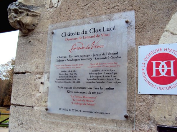 Château de Clos Lucé - Amboise - Vale do Loire