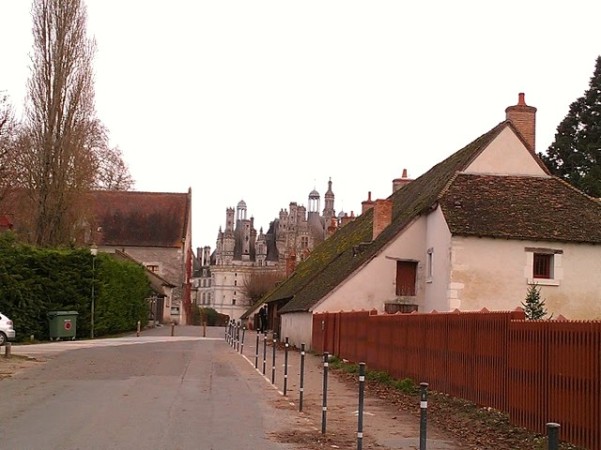 Estacionamento - caminho Château de Chambord