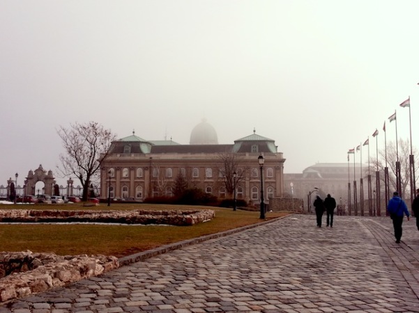 Chegando ao Castelo de Buda