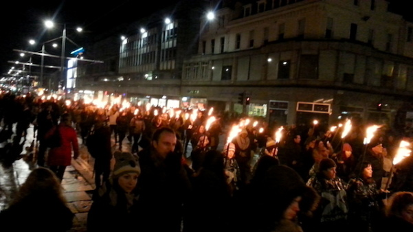 Torchlight Procession - 30 decembre - Edinburgh - Scotland