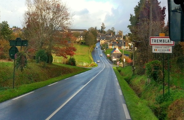 Estrada para o Mont St Michel