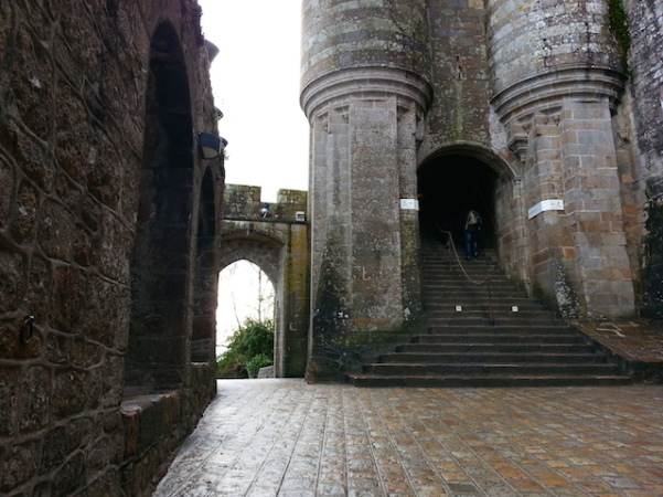 Mont St Michel - entrada para a Abadia