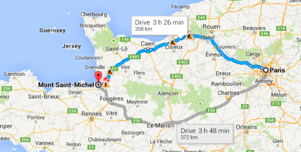 De Paris ao Mont St Michel