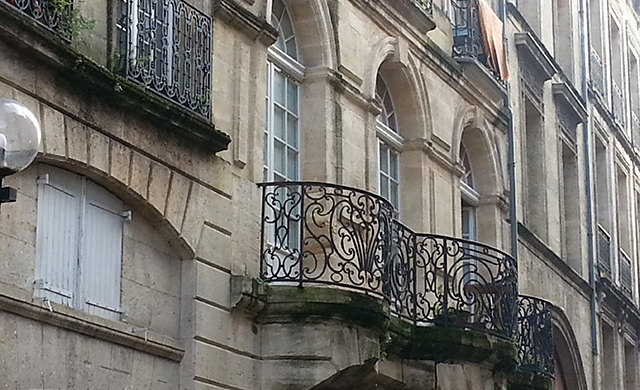 Fachadas do centro histórico de Bordeaux
