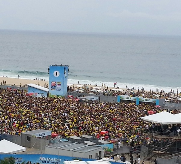 Jogo BrasilxAlemanha - FifaFanFest