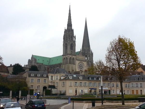 Chegando à Chartres