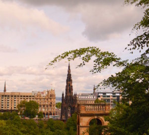 Edimburgo-vista castelo