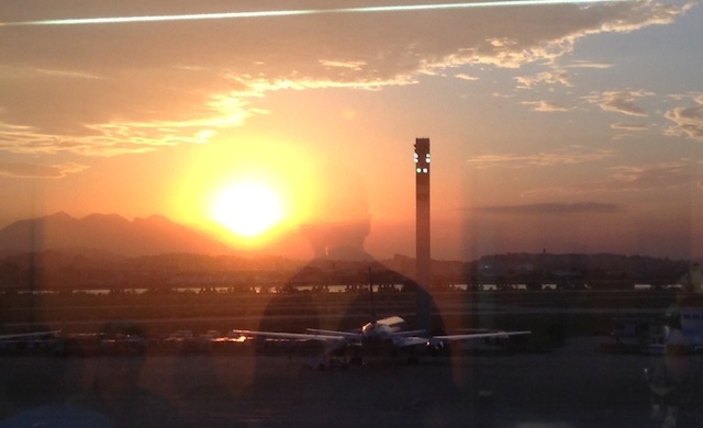 Por do Sol - Sala Vip KLM - Rio de Janeiro