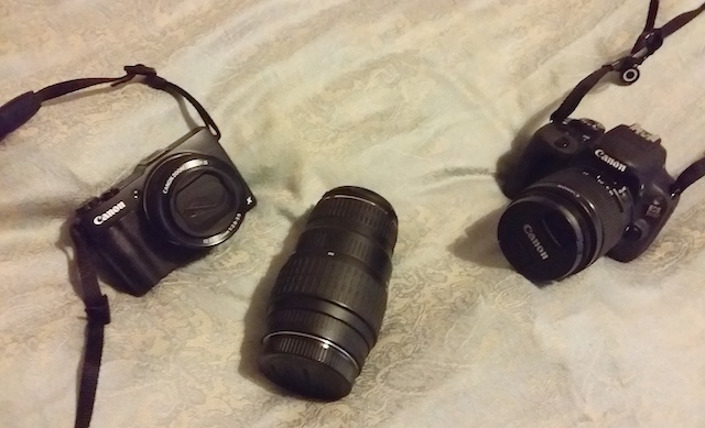 Canon G1 MarkII, lentes, e Canon D100