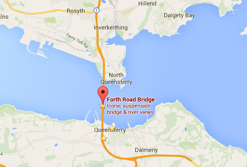Forth Road Bridge - Google Maps
