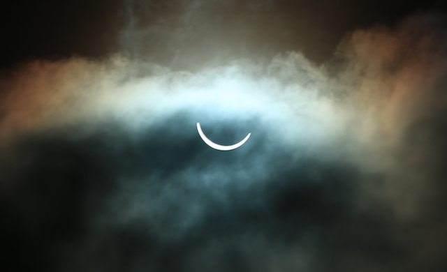 solar eclipse 2015 - Edinburgh