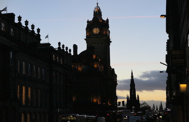 Edimburgo - Anoitecer - Inverno 2015