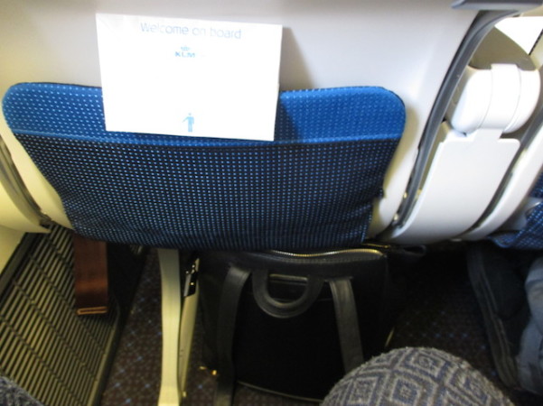 KLM - Distância entre os assentos - classe econômica