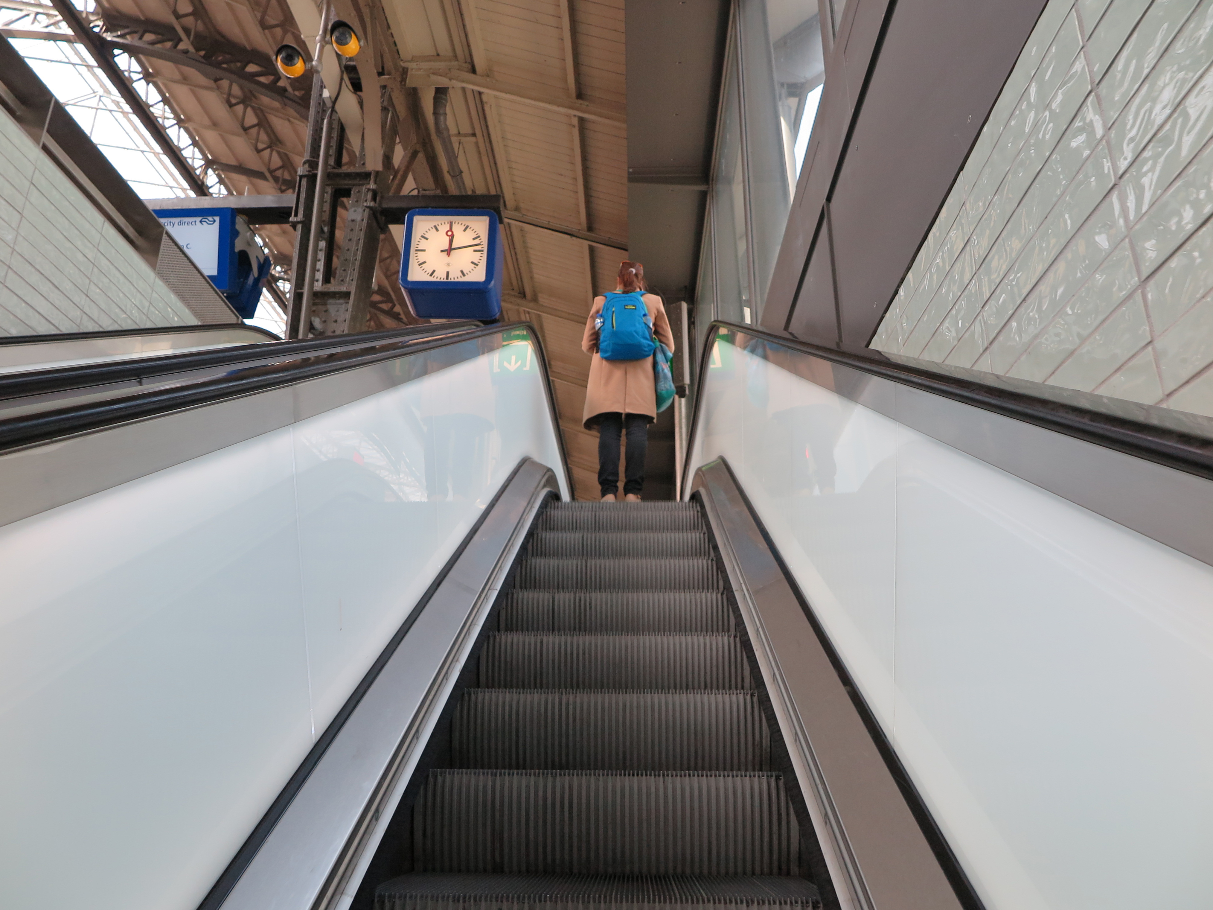 Escada rolante - Amsterdam Centraal