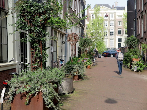 Ruas verdes em Amsterdam