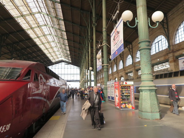 Thalys-Desembarque em Paris