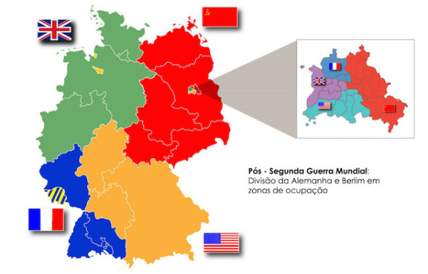 Alemanha e Berlim dividida no pós-guerra