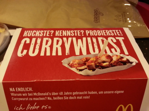 Currywrust - Mac Donalds - Berlim