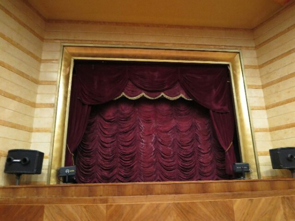 O palco doTeatro Nacional de Marionetes - Praga