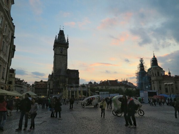Praga - Cidade antiga entardecer