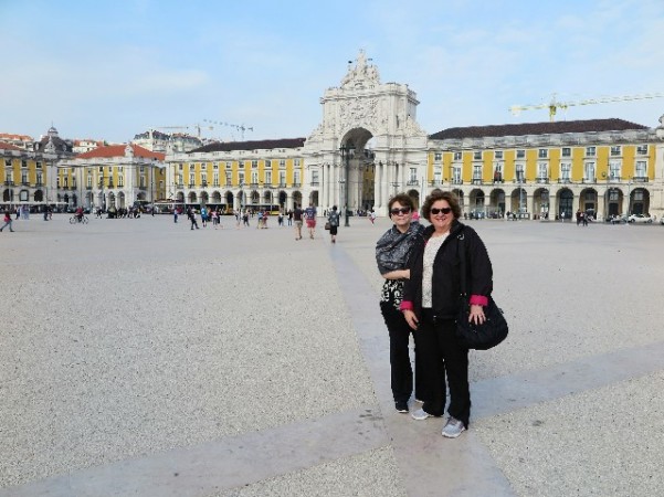 Eu e Patricia - Praça do Comércio - Lisboa