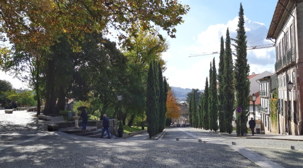 Caminho para o Castelo de Guimarães