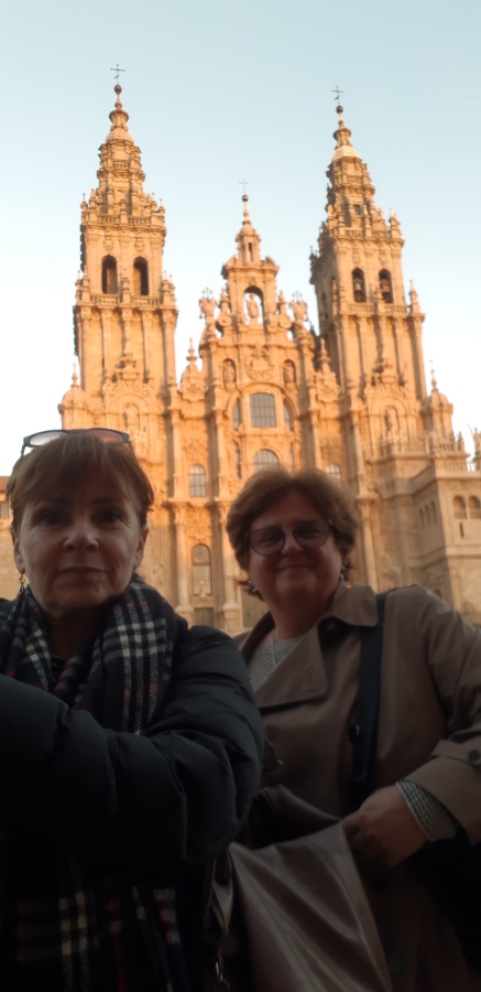 Nós e a Catedral de Santiago! Emocão!!!